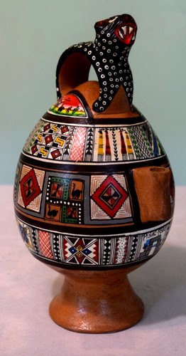 Vintage clay pottery - vintage, inca